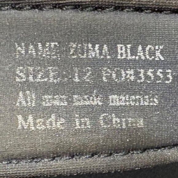 ABEO Zuma Post Flip Flop Sandals Black Size 12 - Picture 8 of 8